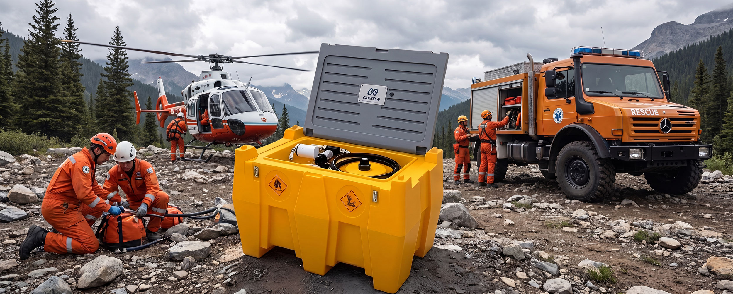 MEBIUSE Portable Fuel Storage Tank — Field Application