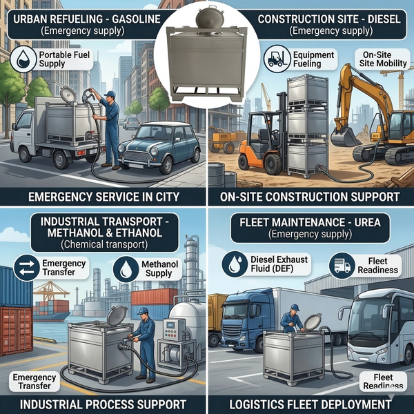 Explosion-Proof Metal IBC Tank Application Scene 2