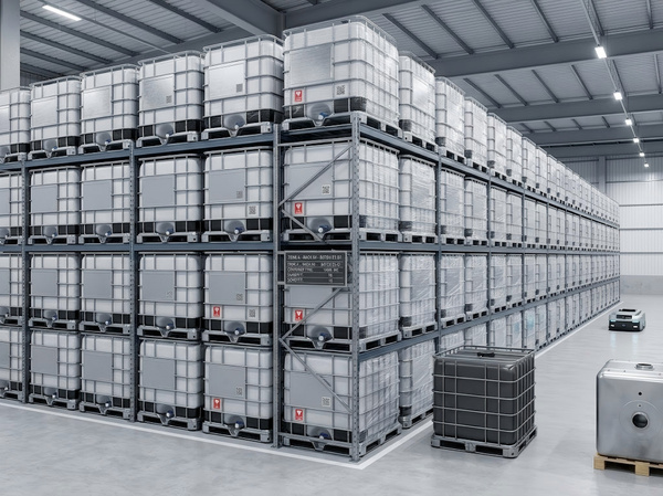 Explosion-Proof Metal IBC Tank Storage Photo