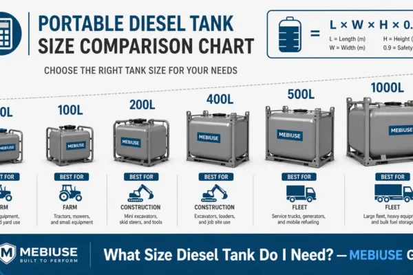 What Size Portable Diesel Tank Do I Need — MEBIUSE Capacity Guide